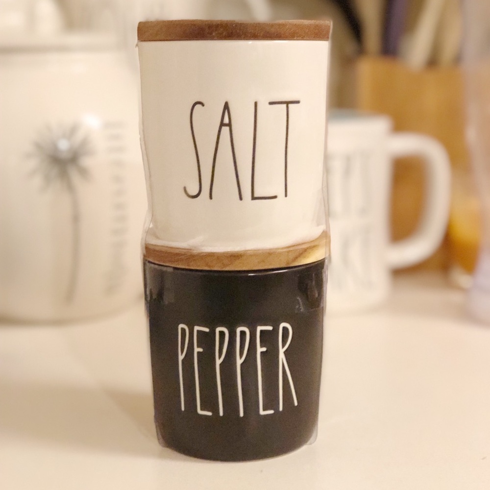 Salt and pepper by Rae Dunn